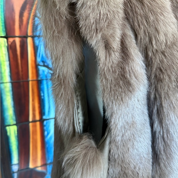 Saga leather and Furs Brown Fur Vest - Picture 8 of 10